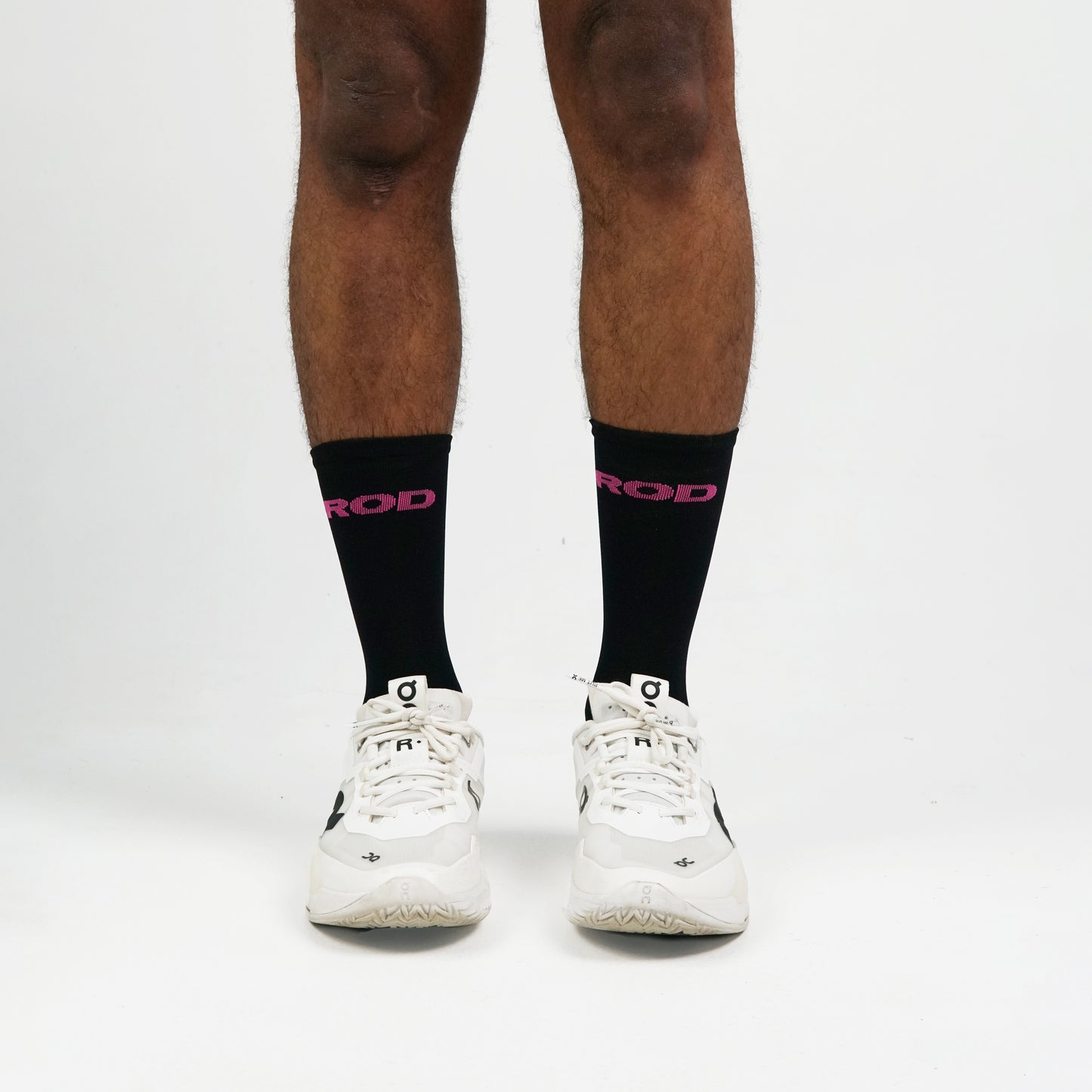 High Socks Black Pink Unisex | Have a Good Run | Kaos Kaki Panjang Unisex