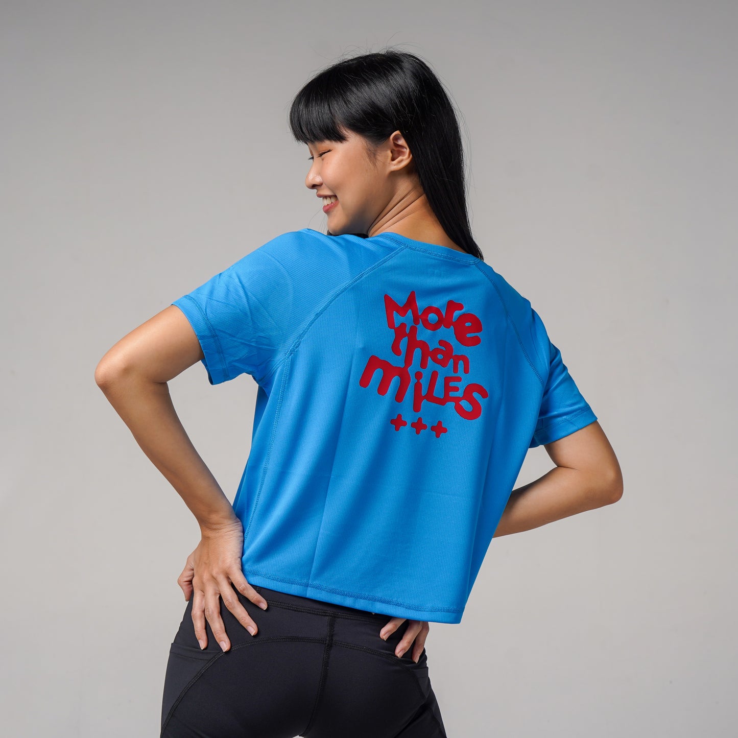 Run T-Shirt Crop Top Women | More Than Miles | Baju Olahraga Wanita