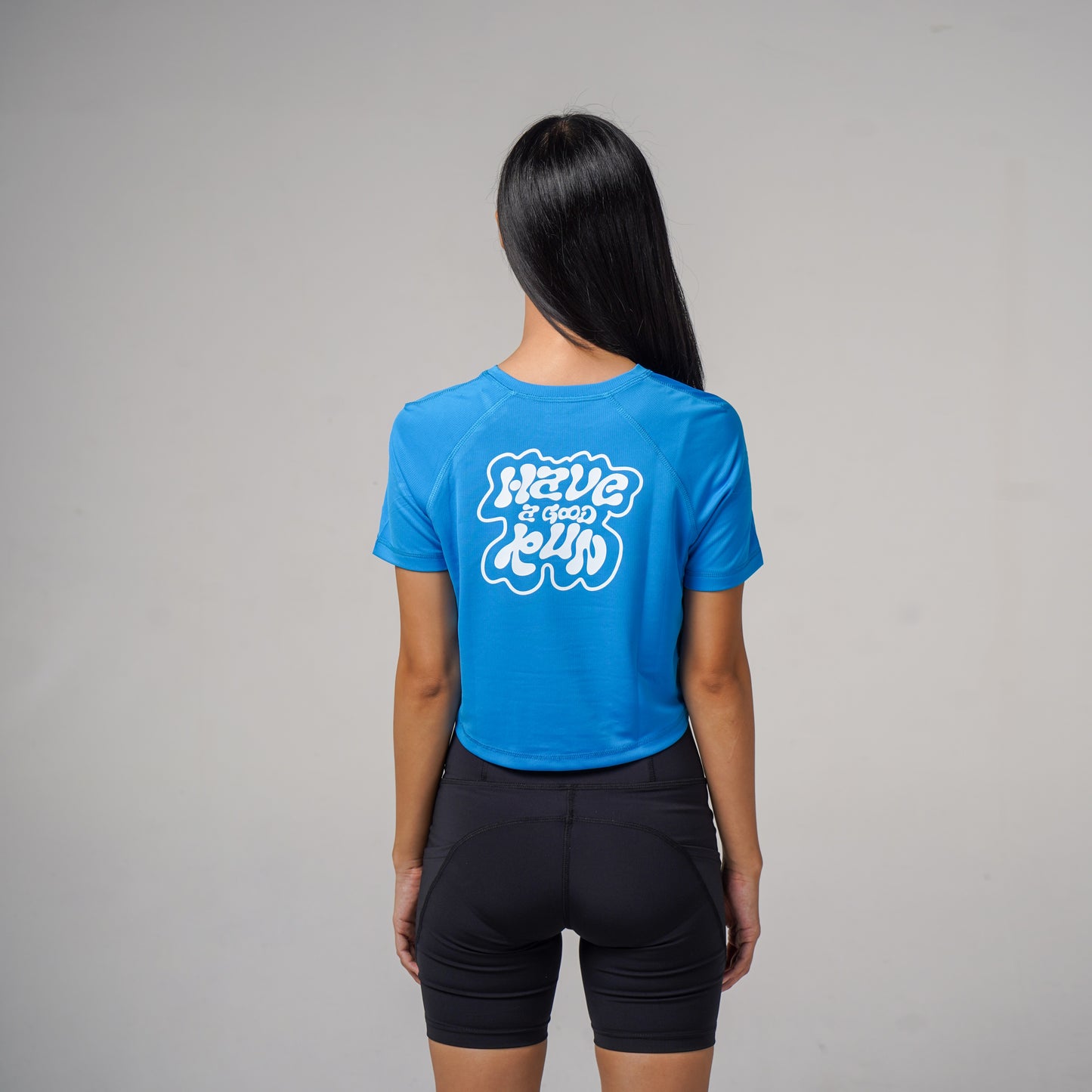 Run T-Shirt Crop Top Women | Have a Good Run | Baju Olahraga Wanita