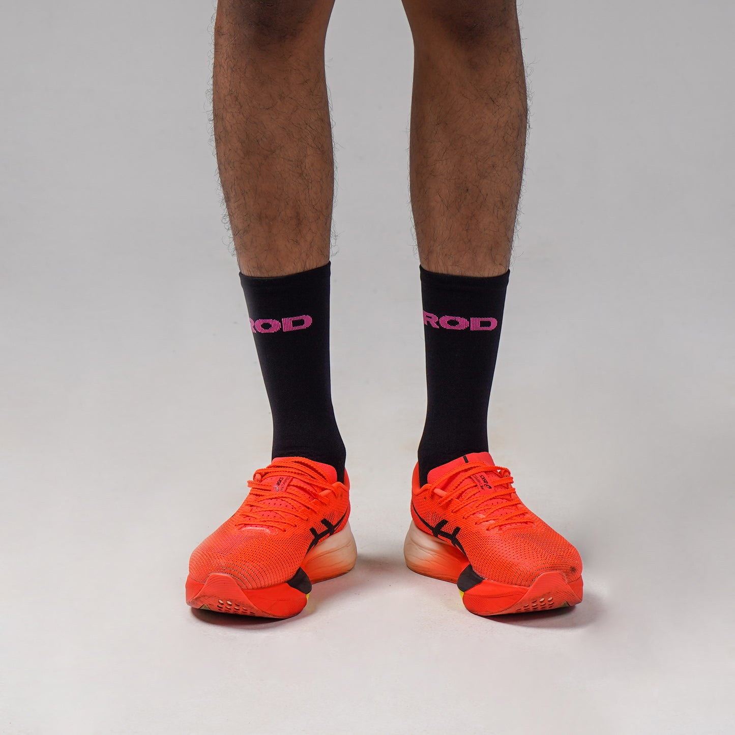 High Socks Black Pink Unisex | Have a Good Run | Kaos Kaki Panjang Unisex