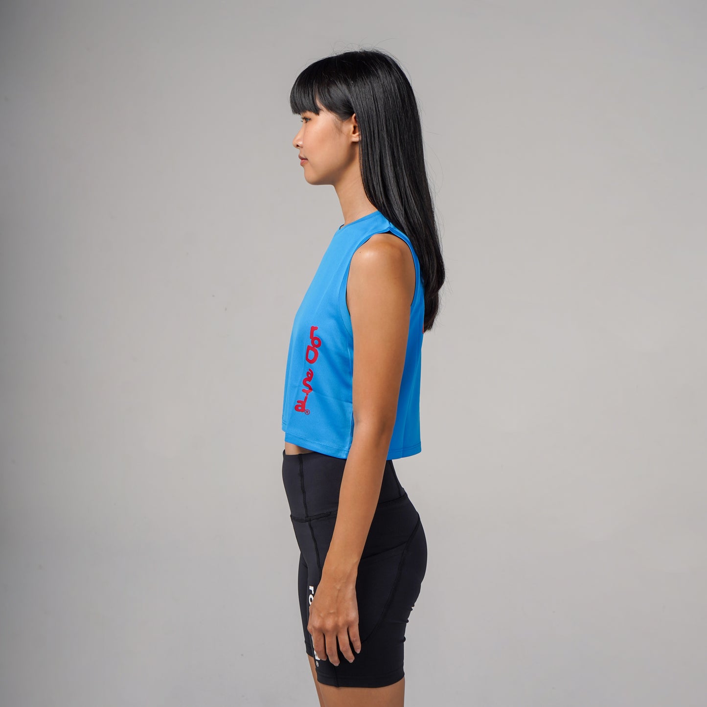 Run Tank Crop Top Women | More Than Miles | Baju Olahraga Wanita