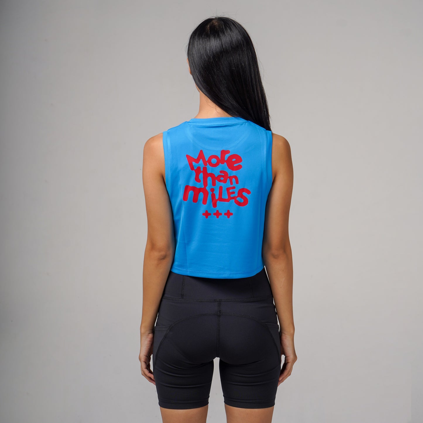Run Tank Crop Top Women | More Than Miles | Baju Olahraga Wanita