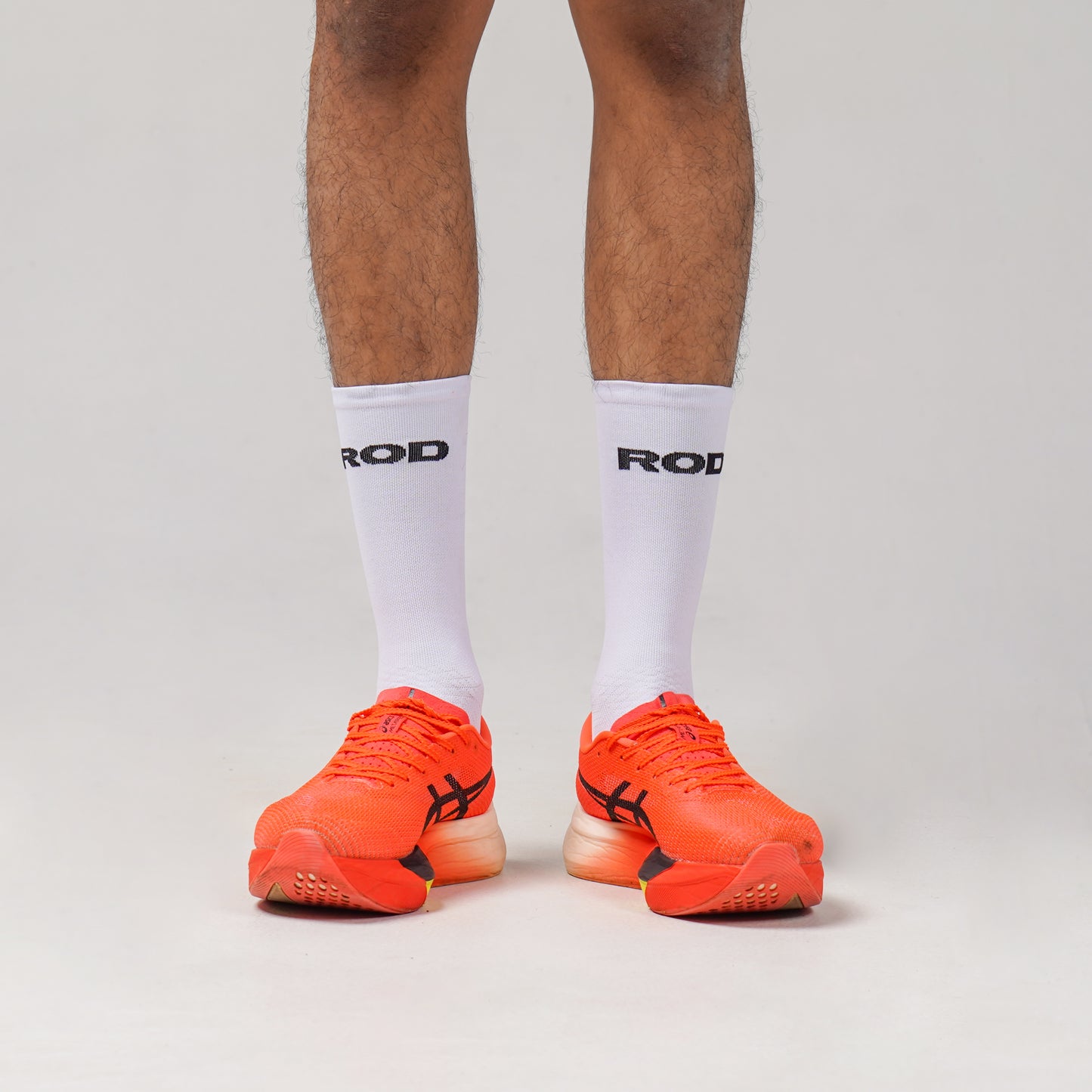 High Socks White Black Unisex | Have a Good Run | Kaos Kaki Panjang Unisex