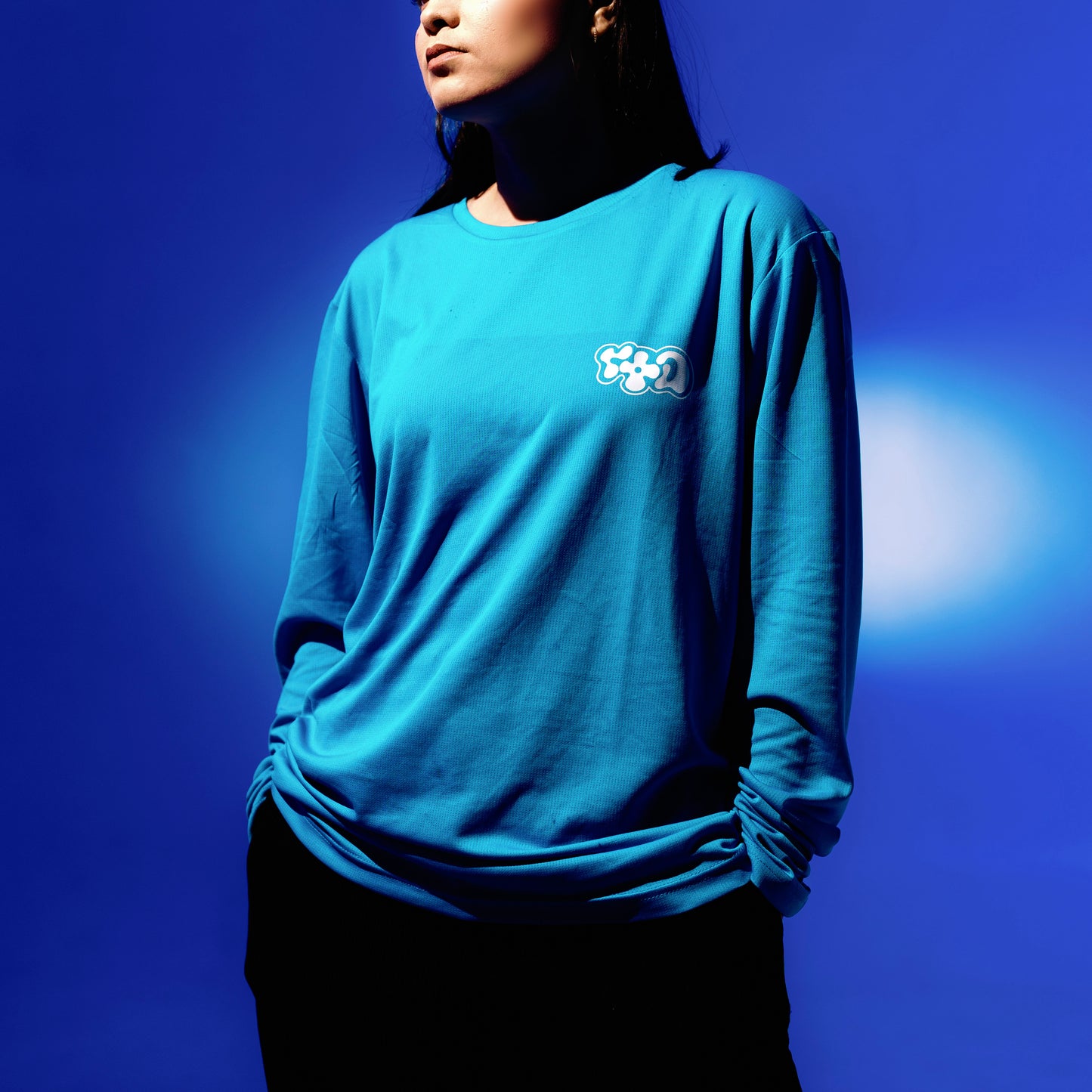 Run Long Sleeve Crop Top Women | Have a Good Run | Baju Olahraga Wanita