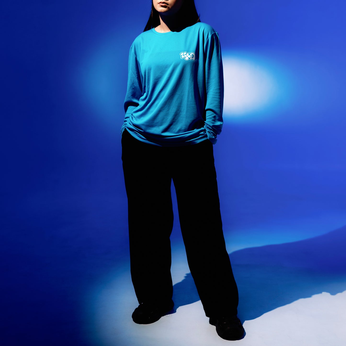 Run Long Sleeve Crop Top Women | Have a Good Run | Baju Olahraga Wanita