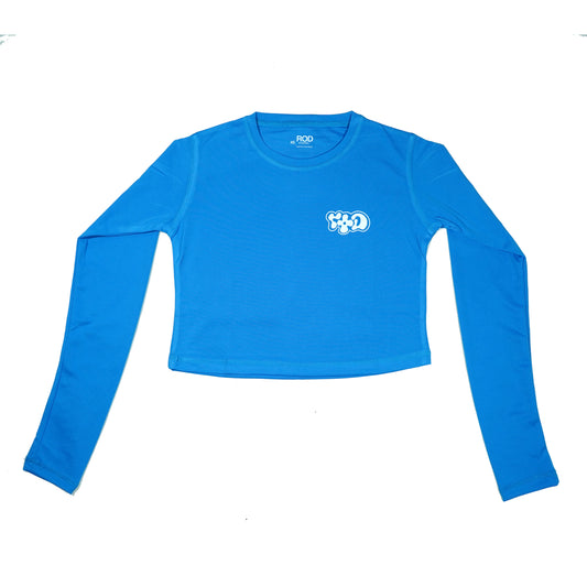 Run Long Sleeve Crop Top Women | Have a Good Run | Baju Olahraga Wanita