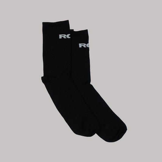 High Socks Black White Unisex | Have a Good Run | Kaos Kaki Panjang Unisex